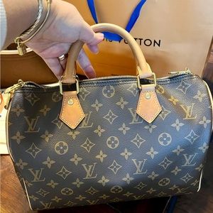 Louis Vuitton Speedy Monogram Canvas Bandouliere 30
